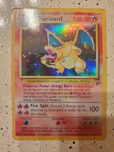 Charizard 004/130 Base Set 2 Holo - 第 2/8 張圖片