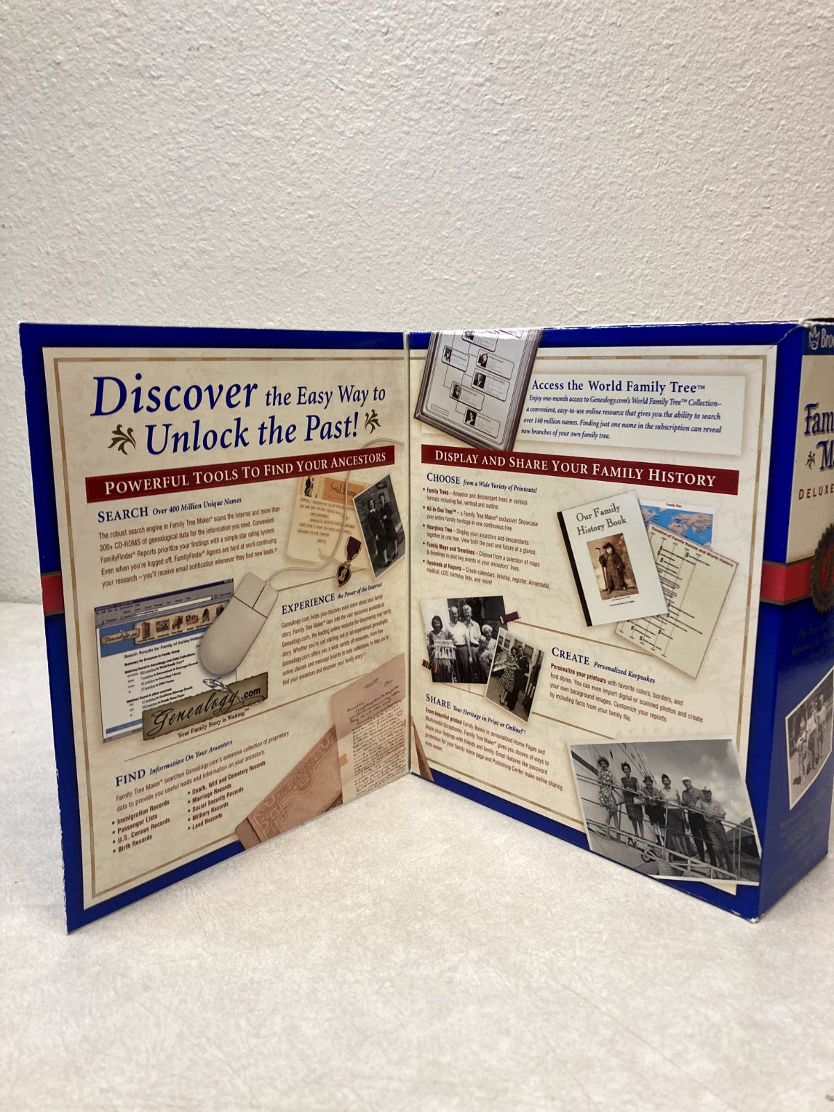 Family Tree Maker 9 Deluxe 10-Disc PC CD-ROM relatives history ...