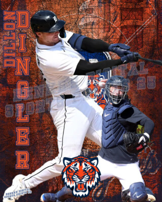 Detroit Tigers Lithograph print of  Dillon Dingler 2025