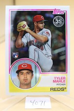 TYLER MAHLE 2018 Topps Series 2 1983 Silver Pack Chrome Refractor Reds RC #57 NM