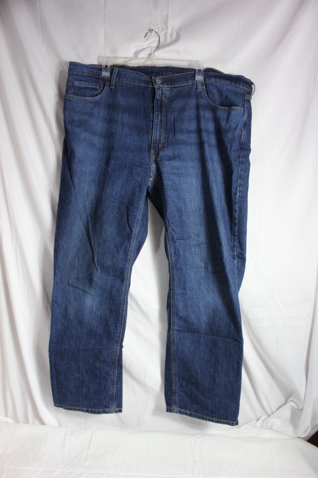 Levis 541 Jeans Mens 42X30 Blue Athletic Tapered Straight Stretch Dark Denim