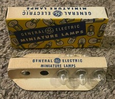 5 NOS GE PR-12 Miniature Flashlight Lamps Bulbs
