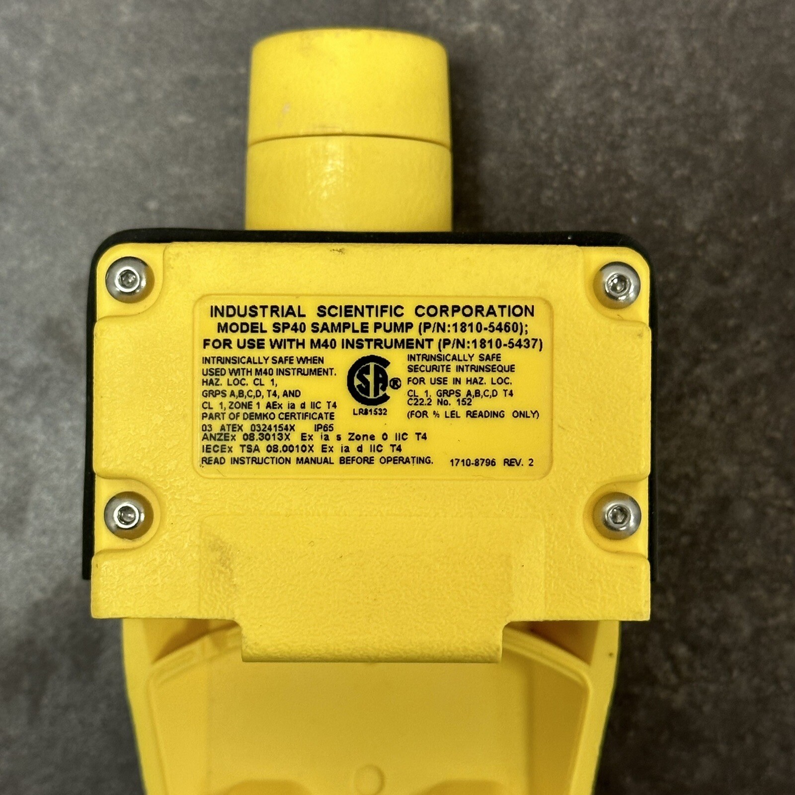 Classic Deal Industrial Scientific SP40 Sampling Pump (Part Number: 1810-5437) for M40 Unit Use - Image 3
