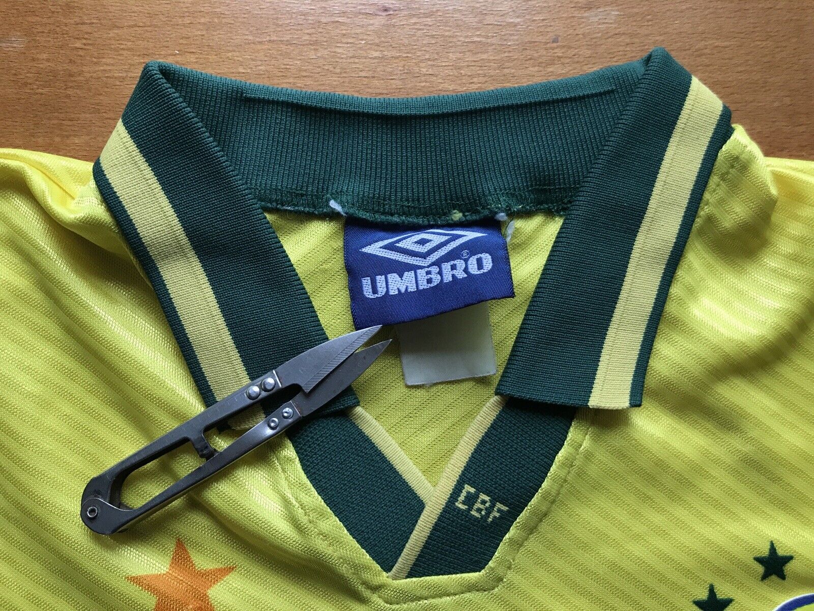 BRASIL 1996 Home Football Soccer Shorts Umbro