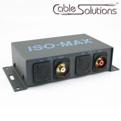 Stereo Speaker to Line Audio Converter/Isolator Jensen Transformers SC-2NR