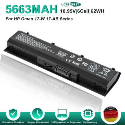 62WH PA06 HSTNN-DB7K 849571-122 Akku Für HP Omen 17-w ab200 TPN-Q174 849911-850