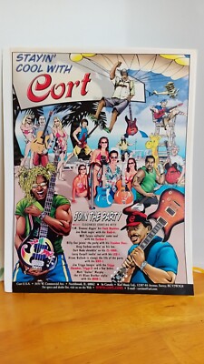 CORT GUITARS MATT GUITAR MURPHY GUITARS PRINT AD 11 X 8.5 00601