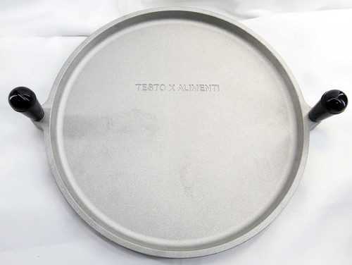 Testo Piastra in alluminio per torta crescia pizza Umbria Ø cm 46 | eBay