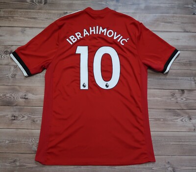 ⚽Adidas Football Shirt Manchester United Ibrahimovic Soccer