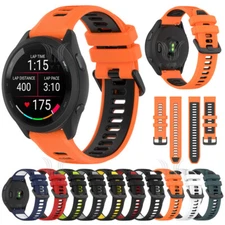 Sport Silicone Watch band Strap For Garmin Forerunner 265 265S Vivoactive 5 4 4S