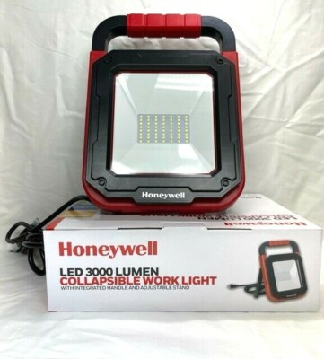 HONYWELL LED 3000 Lumen Collapsible Work Light. Indoor/Outdoor Adjustable Stand 