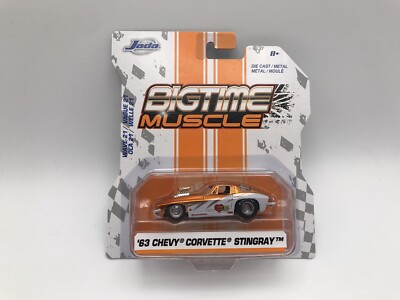 JADA BIGTIME MUSCLE '63 CHEVY CORVETTE STINGRAY DIE-CAST CAR