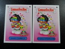 Juego de 2 cartas Bad Case of Stripes David Shannon Spoof 2022 Garbage Pail Kids