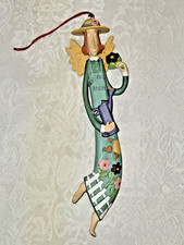Garden Angel Adorable Resin Hanging Figure Whimsical Figure