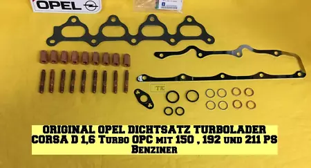 Turbolader OPEL CORSA D 1.6 Turbo