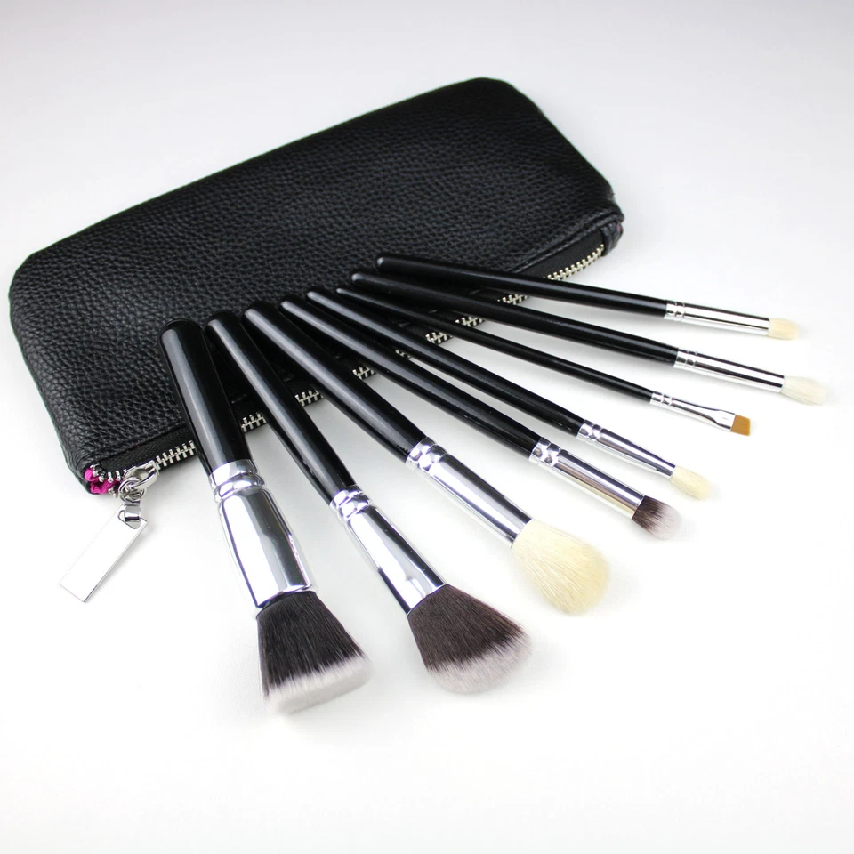 Make-Up Pinsel Set mit 8 Pinseln inkl. edel Etui - Bild 2 von 4