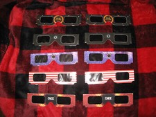 10 pairs Solar Eclipse Glasses - CE Certified Safe Shades for Direct Sun Viewing
