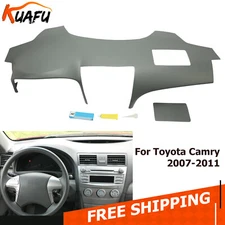 KUAFU For Toyota Camry 2007-2011 Dash Board Cover Gray Dashboard #11-711LL-SGR