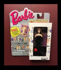 VINTAGE BARBIE KEYCHAIN "SOLO IN THE SPOTLIGHT" 701-0 MOVABLE ARMS LEGS  HEAD 