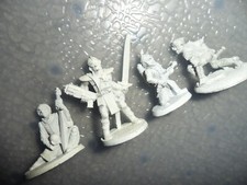 Ral Partha Ent Lot of 4 Primed Metal Die Cast Figures