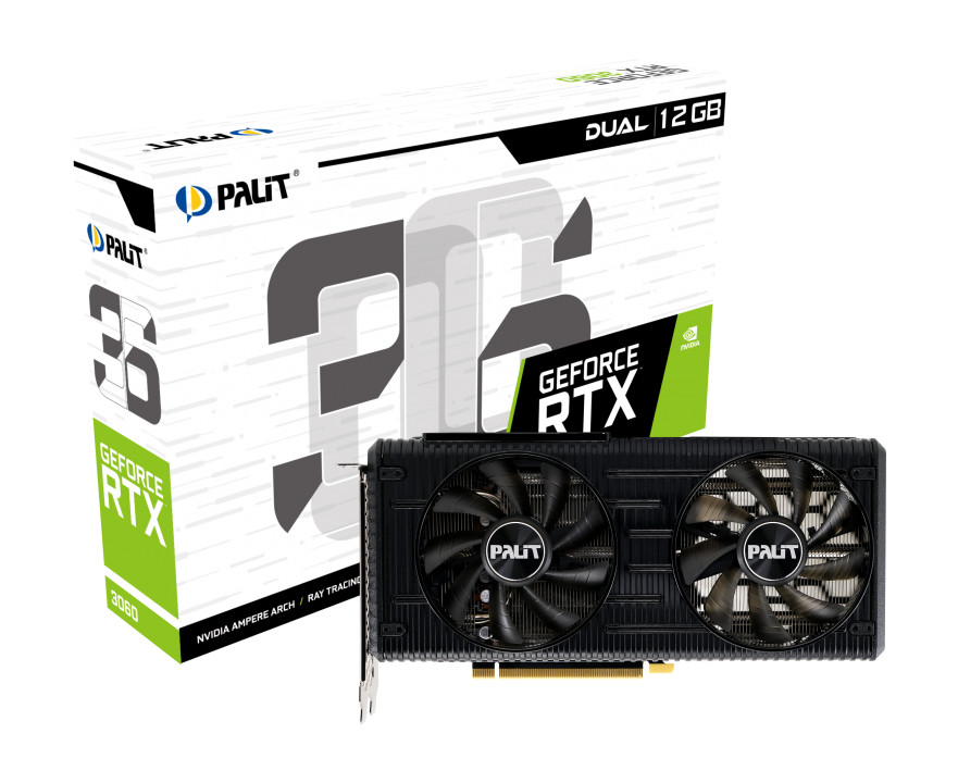 Palit GeForce RTX 3060 Dual 12GB - グラフィックボード・グラボ
