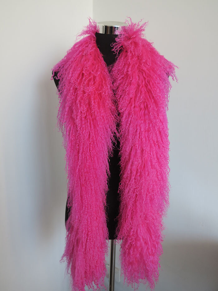 100% real Mongolia lamb fur scarf /fur collar/ fur neck wrap 100% real Mongolia lamb fur scarf /fur collar/ fur neck wrap