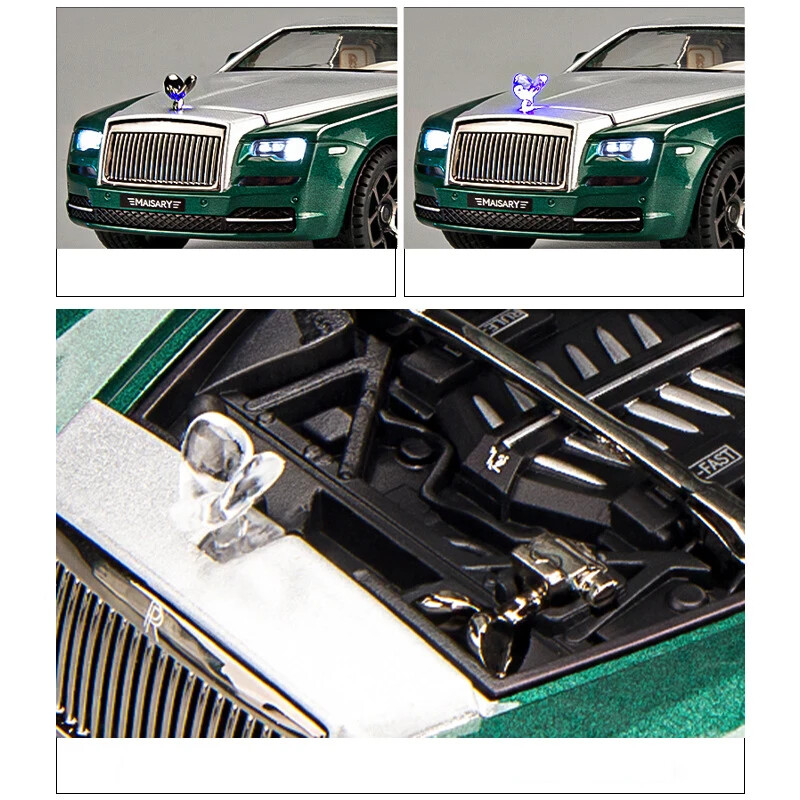 1:24 Rolls Royce Wraith Mansory Alloy Car Diecasts Toy Vehicles