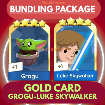 GOLDEN BLITZ EVENT MONO-POLY-GO YOU CAN CHOOSE GROGU-LUKE SKYWALKER  PRE ORDER 