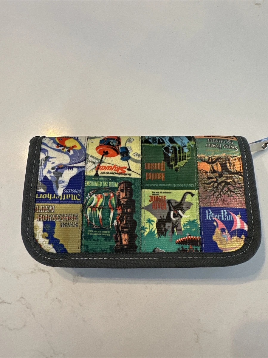 Harveys Disney Disneyland 60th Attraction Poster Seatbelt wallet