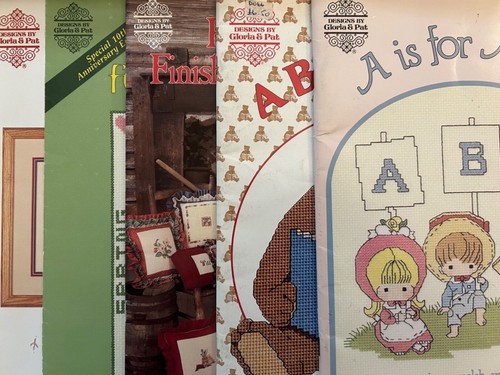 Gloria & Pat. Cross Stitch Booklets. Assorted Themes. Used.