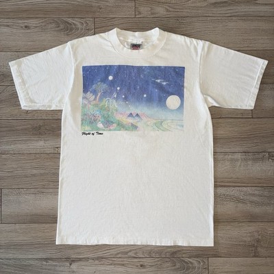 90s I ZAPP Flight of Time science fiction art tee shirt