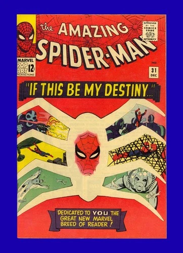 Amazing Spider-Man #31 - 1st App of Gwen Stacy - Ditko Cover & Art 1965 9.6 NM+