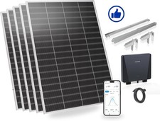 Sunshare Balkonkraftwerk 1000W Komplettset mit Halterung N-Typ Solar WIFI