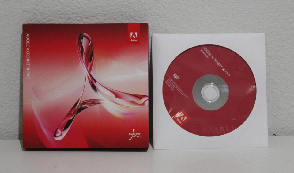 Adobe Acrobat X Pro Upgrade Version DVD for Windows – Retail Disc with Serial - Image 2 of 4