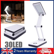 Touch Control Reading Lamp USB LED Folding Desk Bedside Night Light AAA Powered