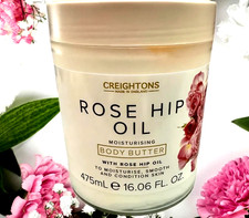 Creightons Rose Hip Oil Body Butter Moisturizing Skin Cream 16.06 fl oz NEW 