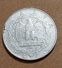 Moneta 2 Lire 1940 Vittorio  Emanuele  III