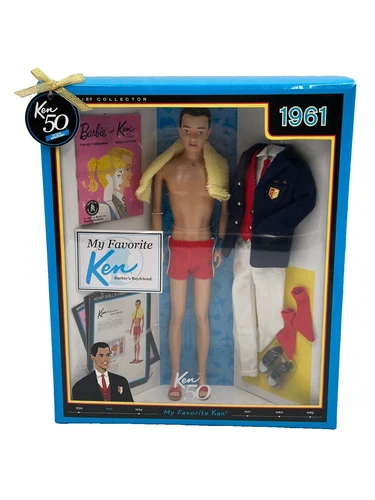 1961 VINTAGE REPRO MY FAVORITE KEN BARBIE'S BOYFRIEND DOLL 2010 MATTEL T7668 NIB