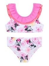 Disney Junior Minnie Mouse Toddler Girls 2-Piece Ruffle Bikini Swimsuit Size 2T