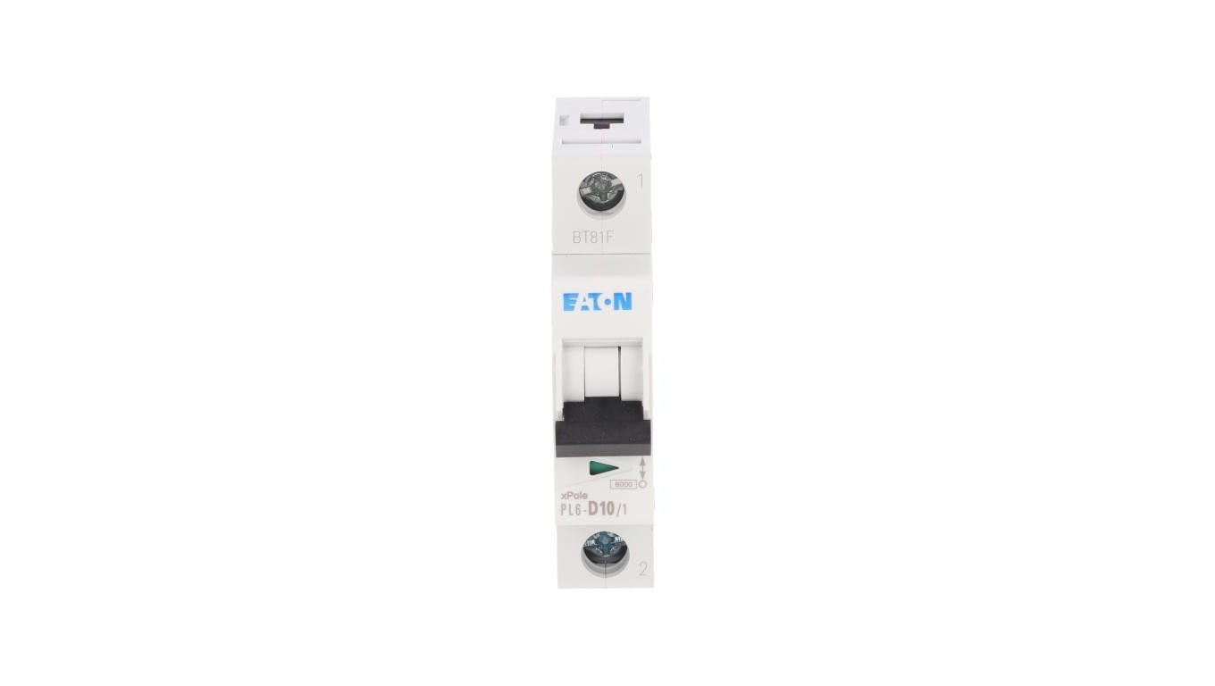 Overcurrent Switch 1P D 10A 6kA AC PL6-D10/1 286543