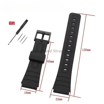 CASIO Watch Band F-91W,F-28W,F-91WG,F-93W,F-94WA,F-105W,F-106W,FLB-91W
