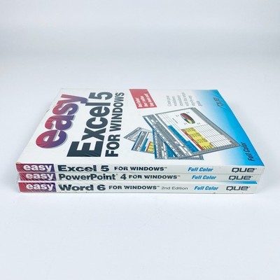 VTG Easy Microsoft Office Bundle for Windows Sealed Excel 5 PowerPoint 4 Word 6