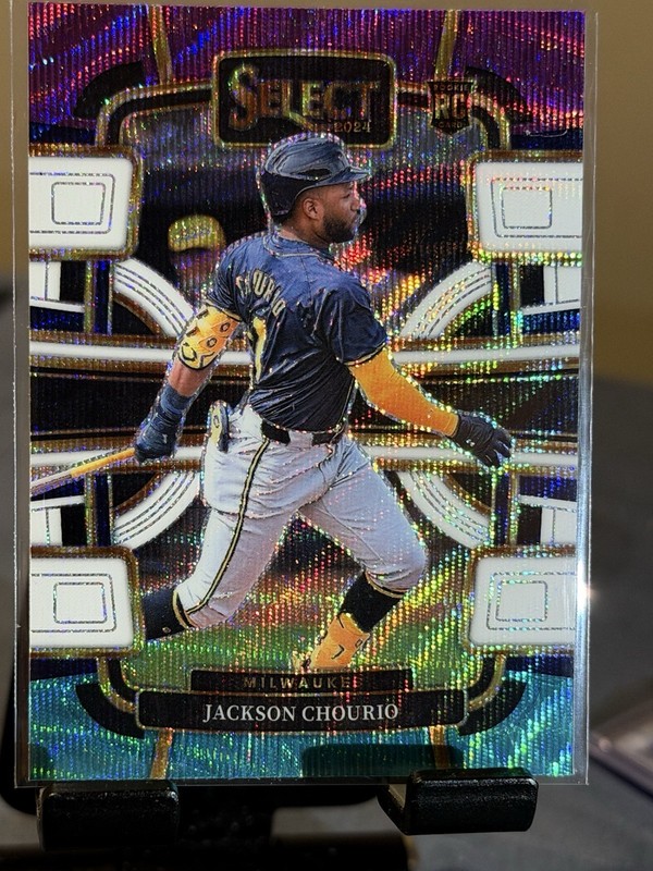 Panini Select Concourse Jackson Chourio #6 Tri-Color Prizm RC
