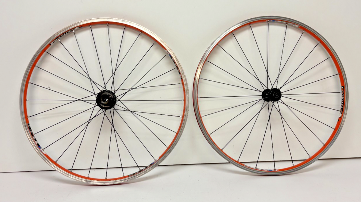 Vintage Bontrager Race 28/24-Spoke Orange Aluminum 26