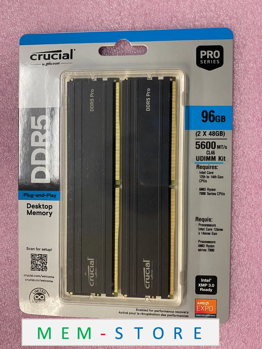 Crucial Computer RAM 48 GB Total Capacity for sale | eBay