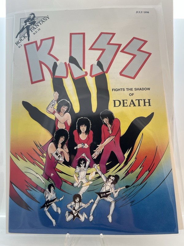 1990 KISS ROCK FANTASY Fights the Shadow of Death July 1st Printing~ACE Frehley~
