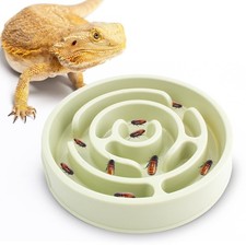 Bearded Dragon Maze Bowls Puzzle, Bearded Dragon Feeding Dish Food Bowl, Rept...