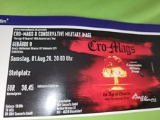 Cro-Mags Köln 01.08.2026  Karte