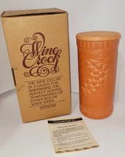 Vintage Gourmet-Topf Terracotta Wine Crock 