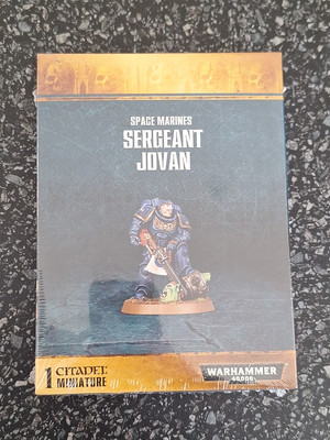 Warhammer 40k: Space Marine Sergeant Jovan Rare OOP Sealed